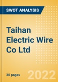 Taihan Electric Wire Co Ltd (001440) - Financial and Strategic SWOT Analysis Review- Product Image