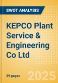 KEPCO Plant Service & Engineering Co Ltd (051600) - Financial and Strategic SWOT Analysis Review- Product Image