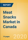 Meat Snacks (Savory Snacks) Market in Canada - Outlook to 2024; Market Size, Growth and Forecast Analytics (updated with COVID-19 Impact)- Product Image