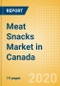 Meat Snacks (Savory Snacks) Market in Canada - Outlook to 2024; Market Size, Growth and Forecast Analytics (updated with COVID-19 Impact) - Product Thumbnail Image