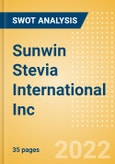 Sunwin Stevia International Inc (SUWN) - Financial and Strategic SWOT Analysis Review- Product Image