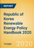Republic of Korea Renewable Energy Policy Handbook 2020- Product Image