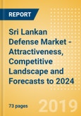 Sri Lankan Defense Market - Attractiveness, Competitive Landscape and Forecasts to 2024- Product Image