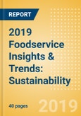 2019 Foodservice Insights & Trends: Sustainability- Product Image