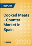 Cooked Meats - Counter (Meat) Market in Spain - Outlook to 2024: Market Size, Growth and Forecast Analytics (updated with COVID-19 Impact)- Product Image