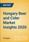 Hungary Beer and Cider Market Insights 2020 - Key Insights and Drivers behind the Beer and Cider Market Performance - Product Thumbnail Image