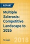 Multiple Sclerosis: Competitive Landscape to 2026 - Product Thumbnail Image