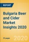Bulgaria Beer and Cider Market Insights 2020 - Key Insights and Drivers behind the Beer and Cider Market Performance - Product Thumbnail Image