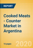 Cooked Meats - Counter (Meat) Market in Argentina - Outlook to 2024: Market Size, Growth and Forecast Analytics (updated with COVID-19 Impact)- Product Image