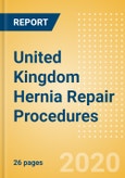 United Kingdom Hernia Repair Procedures Outlook to 2025 - Femoral Hernia Repair Procedures, Incisional Hernia Repair Procedures, Inguinal Hernia Repair Procedures and Others- Product Image