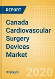 Canada Cardiovascular Surgery Devices Market Outlook to 2025 - Perfusion Disposables, Cardiopulmonary Bypass Equipment and Beating Heart Surgery Systems- Product Image