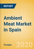 Ambient (Canned) Meat (Meat) Market in Spain - Outlook to 2024: Market Size, Growth and Forecast Analytics (updated with COVID-19 Impact)- Product Image