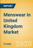 Menswear in United Kingdom (UK) - Sector Overview, Brand Shares, Market Size and Forecast to 2024 (adjusted for COVID-19 impact)- Product Image