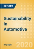 Sustainability in Automotive - Thematic Research- Product Image