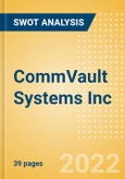 CommVault Systems Inc (CVLT) - Financial and Strategic SWOT Analysis Review- Product Image