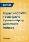 Impact of COVID-19 on Sports Sponsorship by Automotive Industry - Product Thumbnail Image