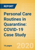 Personal Care Routines in Quarantine: COVID-19 Case Study- Product Image