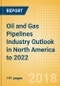 Oil and Gas Pipelines Industry Outlook in North America to 2022 - Capacity and Capital Expenditure Forecasts with Details of All Operating and Planned Pipelines - Product Thumbnail Image