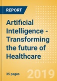 Artificial Intelligence - Transforming the future of Healthcare- Product Image