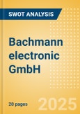 Bachmann electronic GmbH - Strategic SWOT Analysis Review- Product Image