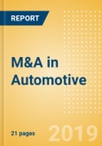 M&A in Automotive - Thematic Research- Product Image