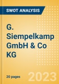 G. Siempelkamp GmbH & Co KG - Strategic SWOT Analysis Review- Product Image