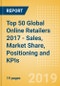 Company Insight: Top 50 Global Online Retailers 2017 - Sales, Market Share, Positioning and KPIs - Product Thumbnail Image