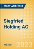 Siegfried Holding AG (SFZN) - Financial and Strategic SWOT Analysis Review- Product Image