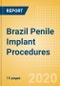 Brazil Penile Implant Procedures Outlook to 2025 - Penile implant procedures using inflatable penile implants and Penile implant procedures using semi-rigid penile implants - Product Thumbnail Image