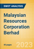 Malaysian Resources Corporation Berhad (MRCB) - Financial and Strategic SWOT Analysis Review- Product Image