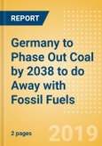 Germany to Phase Out Coal by 2038 to do Away with Fossil Fuels- Product Image