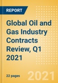 Global Oil and Gas Industry Contracts Review, Q1 2021 - BW Offshore Secures EPCI and Operation Contract for Barossa FPSO in Australia- Product Image