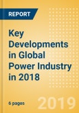 Key Developments in Global Power Industry in 2018- Product Image
