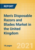 Men's Disposable Razors and Blades (Male Toiletries) Market in the United Kingdom - Outlook to 2025; Market Size, Growth and Forecast Analytics- Product Image