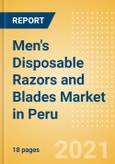 Men's Disposable Razors and Blades (Male Toiletries) Market in Peru - Outlook to 2025; Market Size, Growth and Forecast Analytics- Product Image