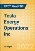 Tesla Energy Operations Inc - Strategic SWOT Analysis Review- Product Image