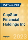 CapStar Financial Holdings Inc (CSTR) - Financial and Strategic SWOT Analysis Review- Product Image