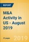 M&A Activity in US - August 2019 - Product Thumbnail Image