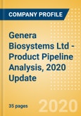 Genera Biosystems Ltd - Product Pipeline Analysis, 2020 Update- Product Image