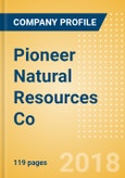 Pioneer Natural Resources Co Oil & Gas Exploration and Production Operations and Cost Analysis - Q1, 2018- Product Image