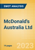 McDonald's Australia Ltd - Strategic SWOT Analysis Review- Product Image