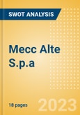 Mecc Alte S.p.a. - Strategic SWOT Analysis Review- Product Image