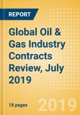 Global Oil & Gas Industry Contracts Review, July 2019 - Saudi Aramco's EPC Contracts for Marjan Field Development Boosts Award Activity in Saudi Arabia- Product Image