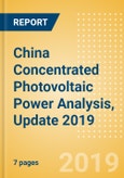 China Concentrated Photovoltaic (CPV) Power Analysis, Update 2019- Product Image