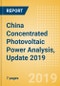 China Concentrated Photovoltaic (CPV) Power Analysis, Update 2019 - Product Thumbnail Image