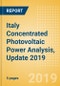 Italy Concentrated Photovoltaic (CPV) Power Analysis, Update 2019 - Product Thumbnail Image
