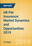 UK Pet Insurance: Market Dynamics and Opportunities 2019- Product Image