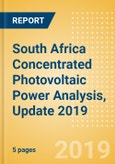 South Africa Concentrated Photovoltaic (CPV) Power Analysis, Update 2019- Product Image
