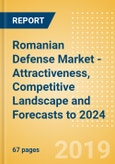 Romanian Defense Market - Attractiveness, Competitive Landscape and Forecasts to 2024- Product Image