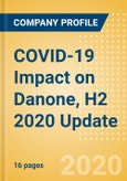 COVID-19 Impact on Danone, H2 2020 Update- Product Image